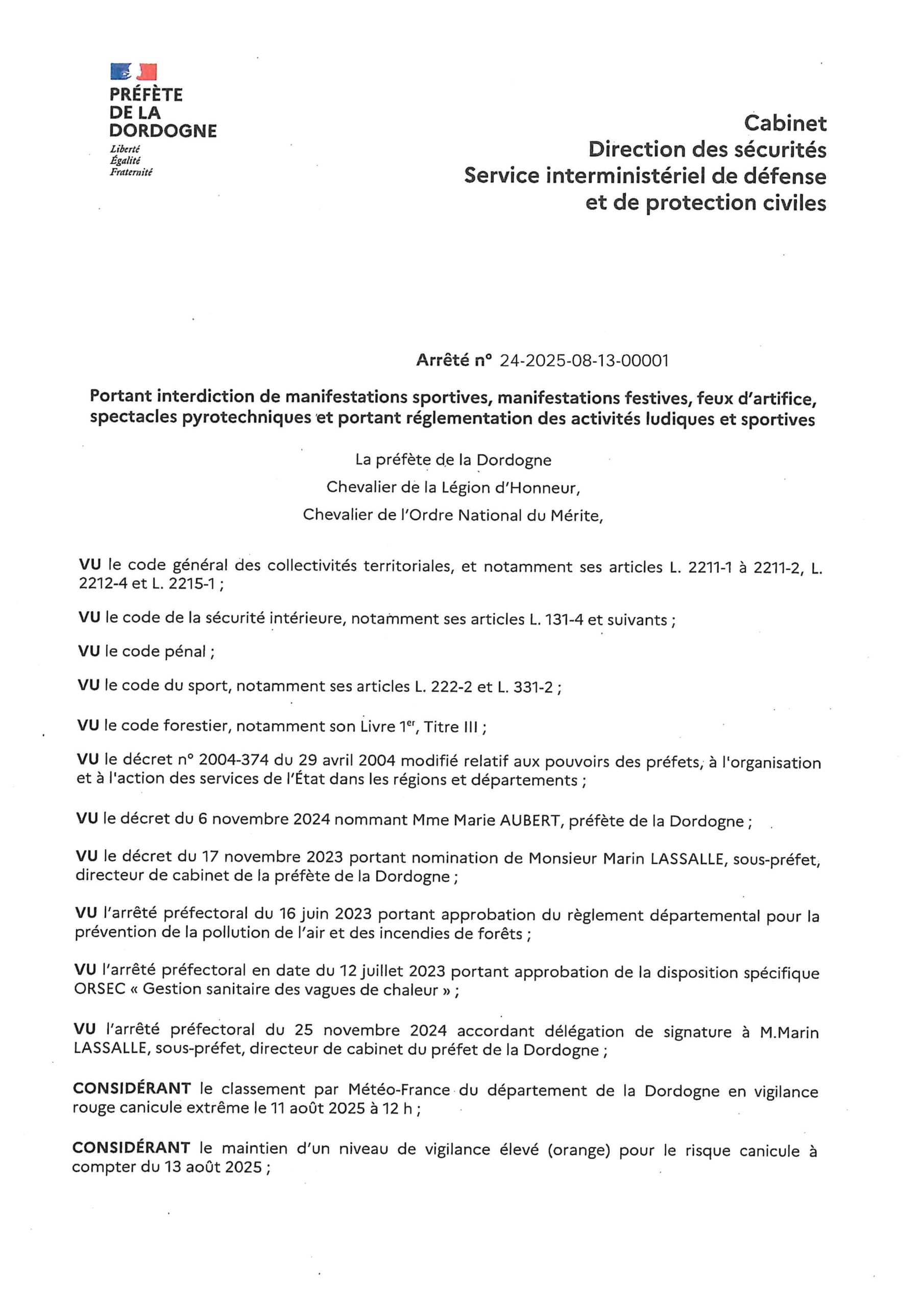 Arrete prefectorale page1 001