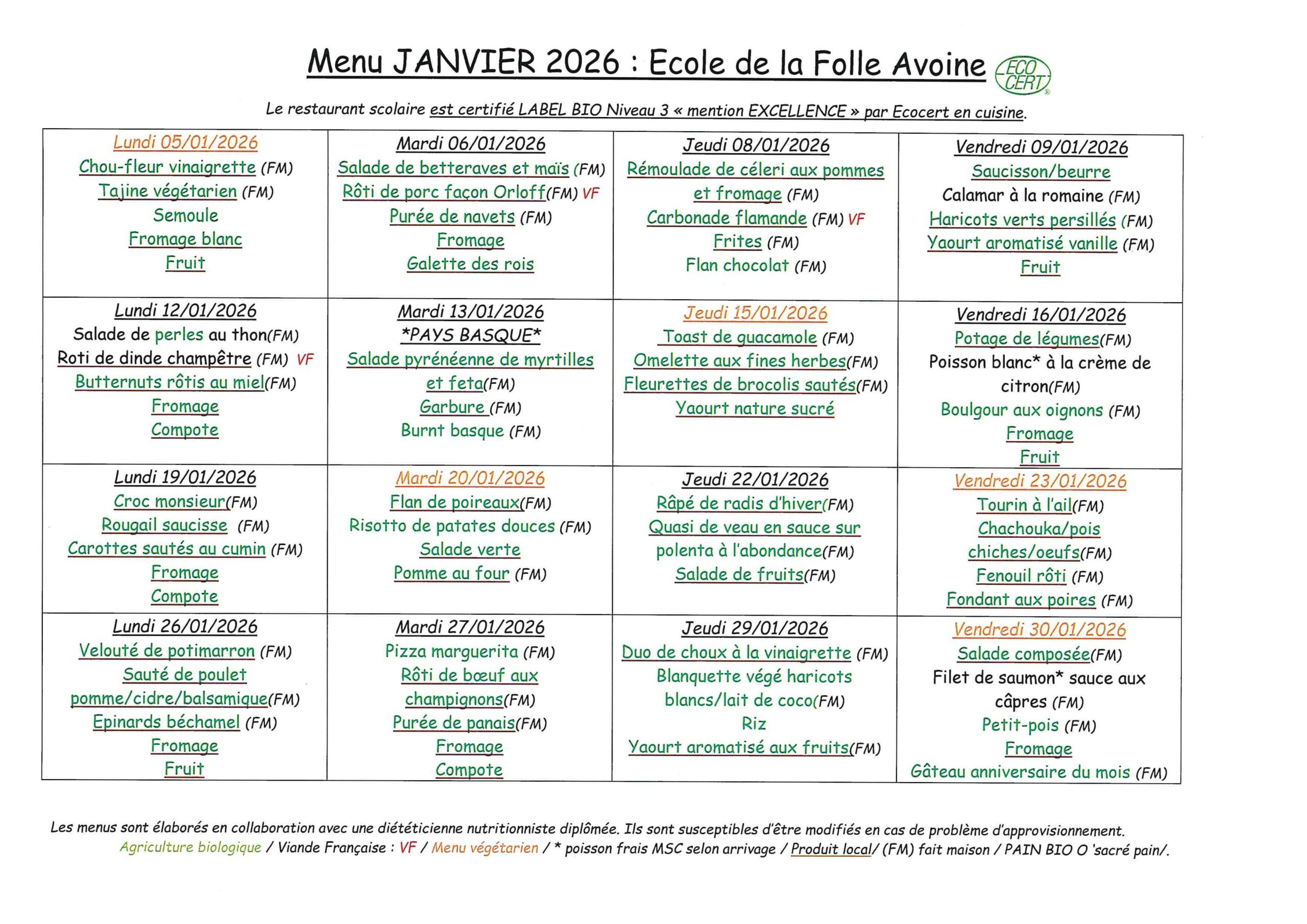Menu janvier 2026 002